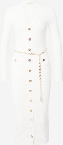 Robes en maille MICHAEL Michael Kors en beige : devant