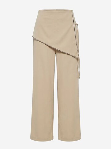 Wide Leg Pantalon My fashion en beige
