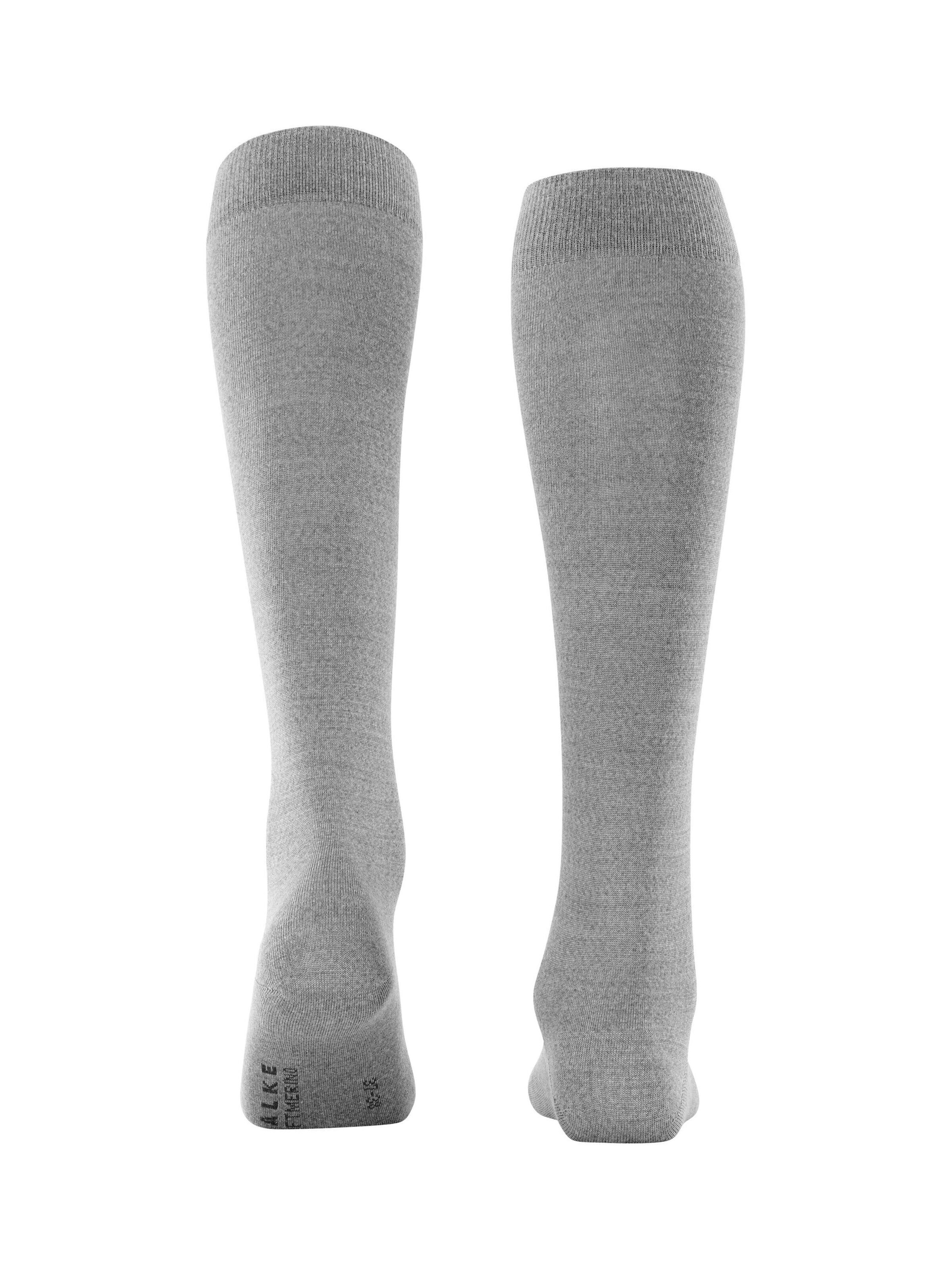 FALKE Kniestrümpfe 'Softmerino'‌ in Grau