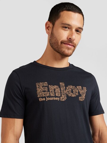 BLEND T-Shirt in Schwarz
