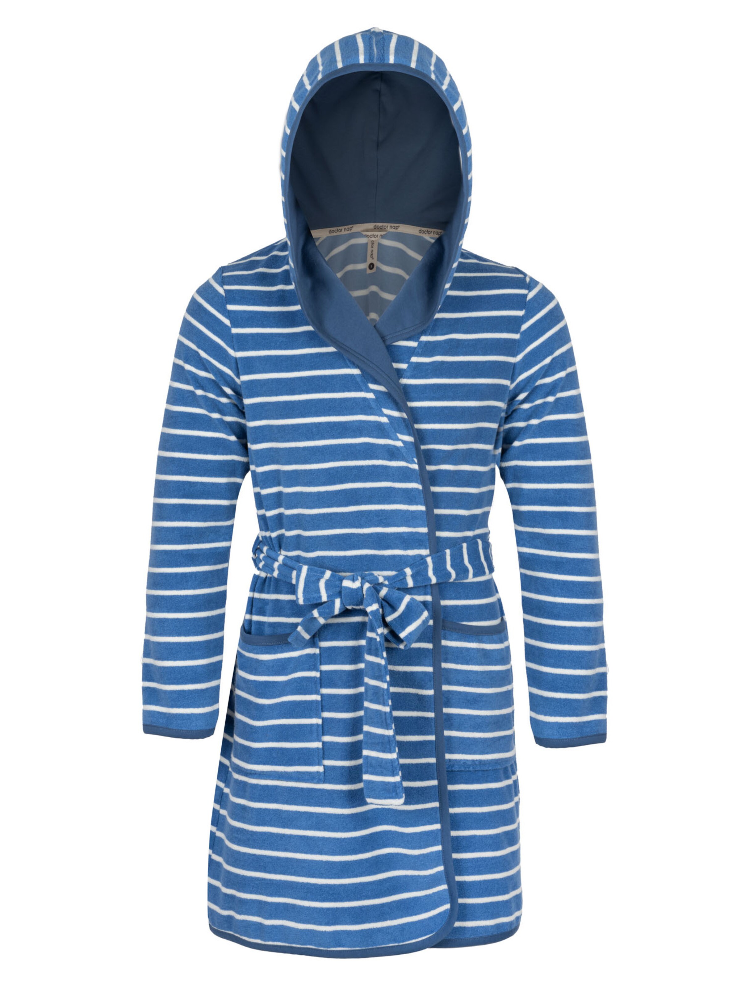 Doctor nap Morgenmantel 'Doctor Nap'‌‌ in Blau: Vorderseite