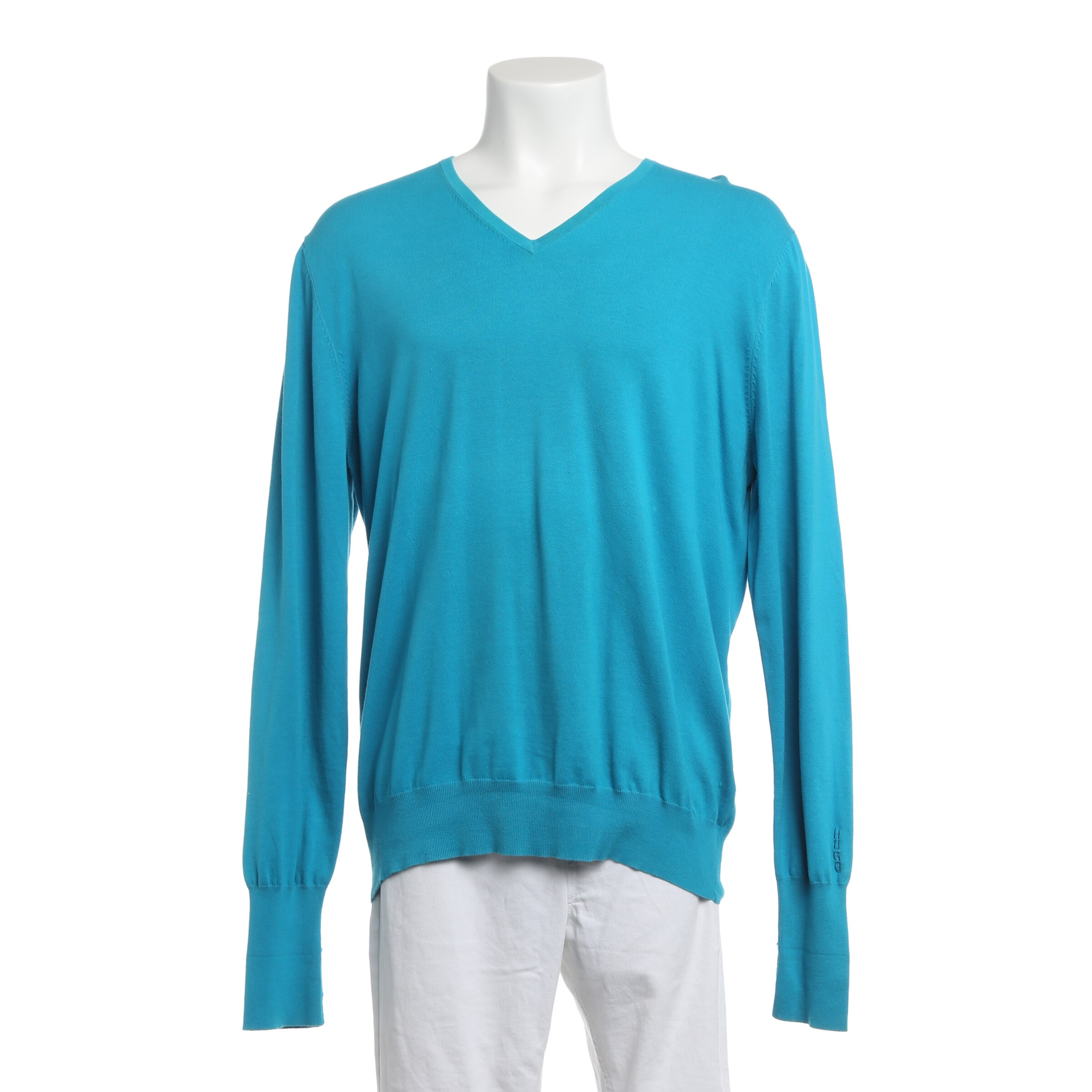 HUGO Sweater & Cardigan in XXL in Turquoise, Item view
