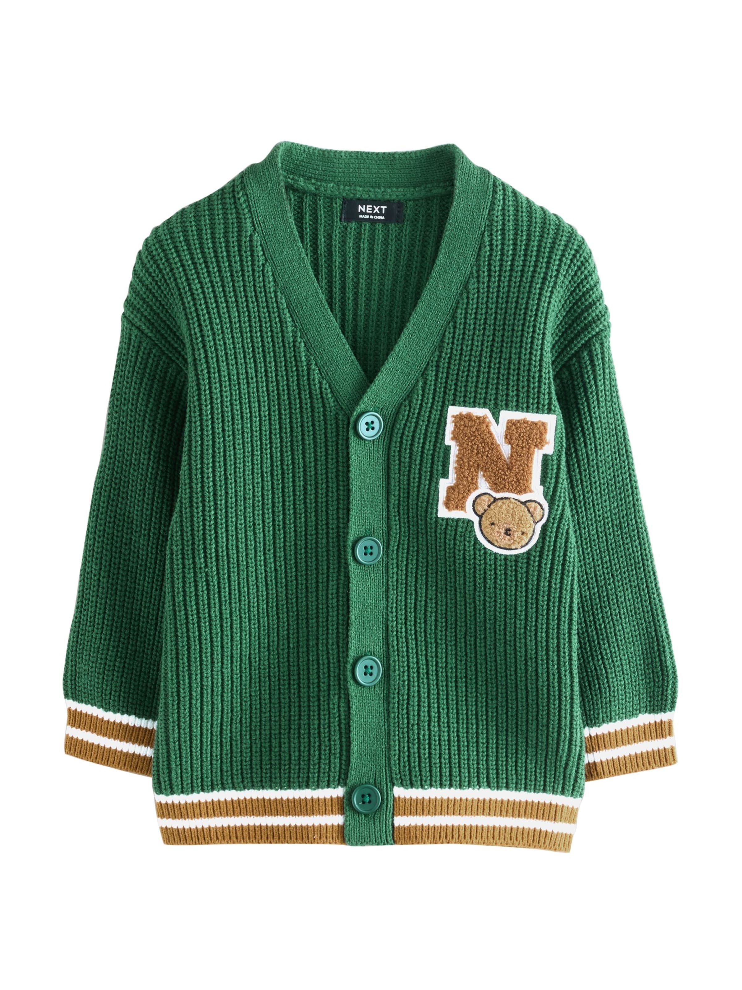 Next Strickjacke in Grün: Vorderseite