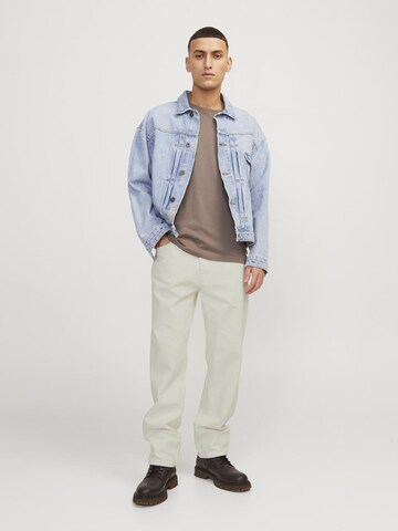 JACK & JONES Loosefit Jeans 'Chris' in Weiß