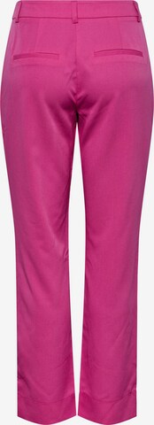 PIECES - Regular Calças chino 'Amalie' em rosa