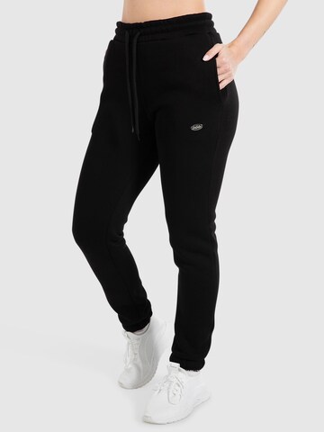 Effilé Pantalon ' Amaya ' Smilodox en noir