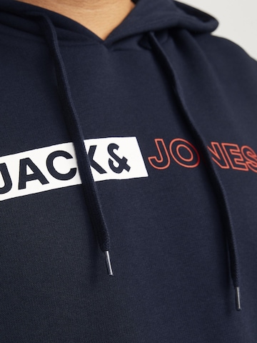 Jack & Jones Plus - Sudadera 'JJECorp' en azul