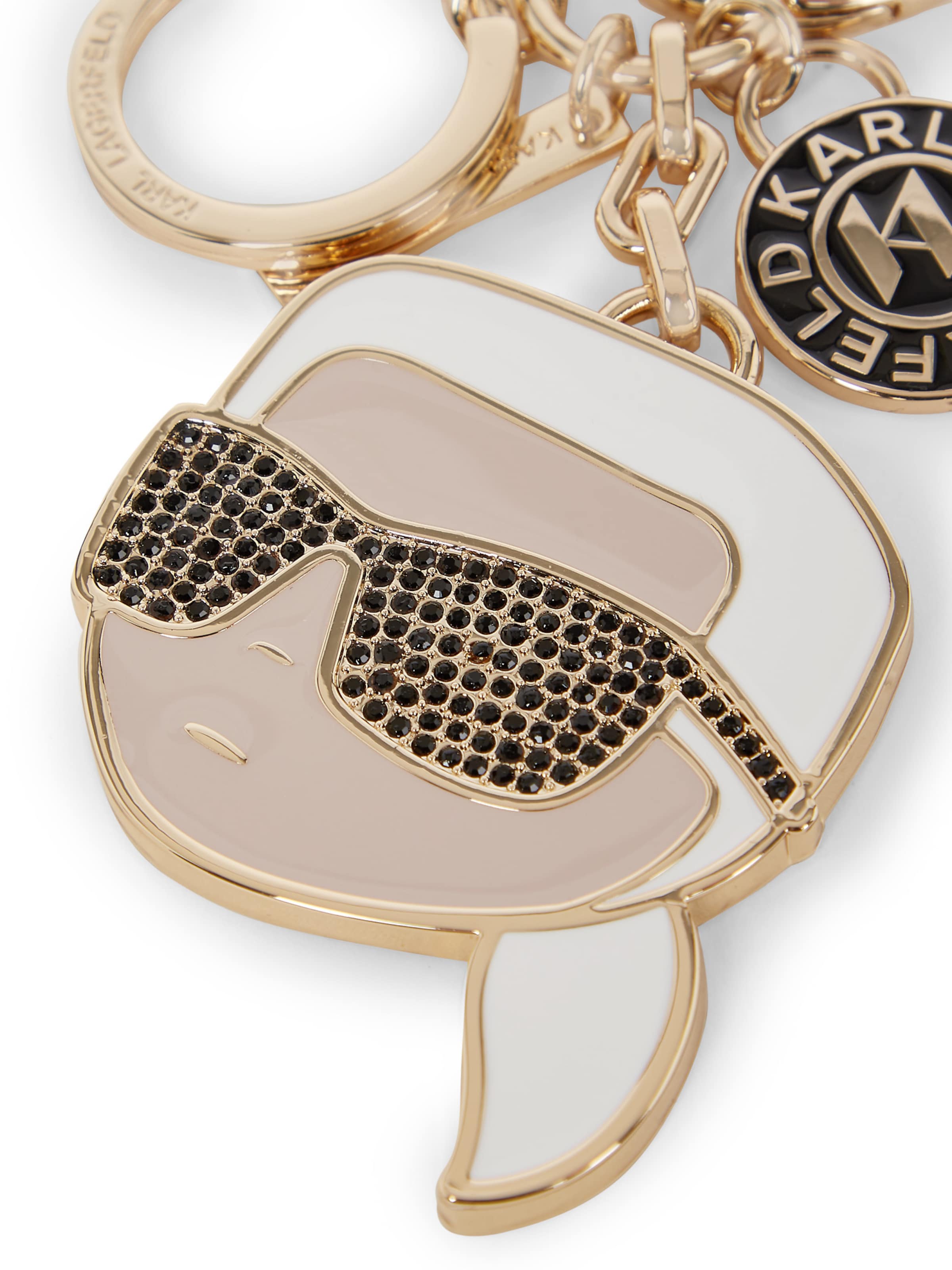Karl Lagerfeld Key ring 'IKON' in Gold