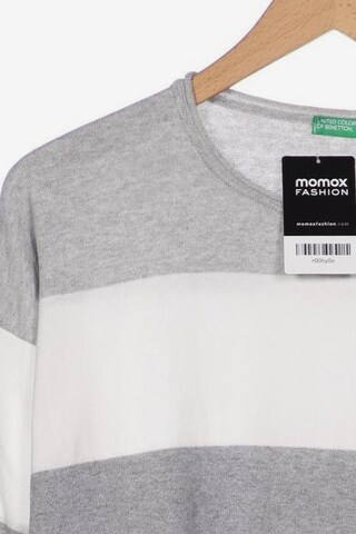 UNITED COLORS OF BENETTON Pullover M in Grau
