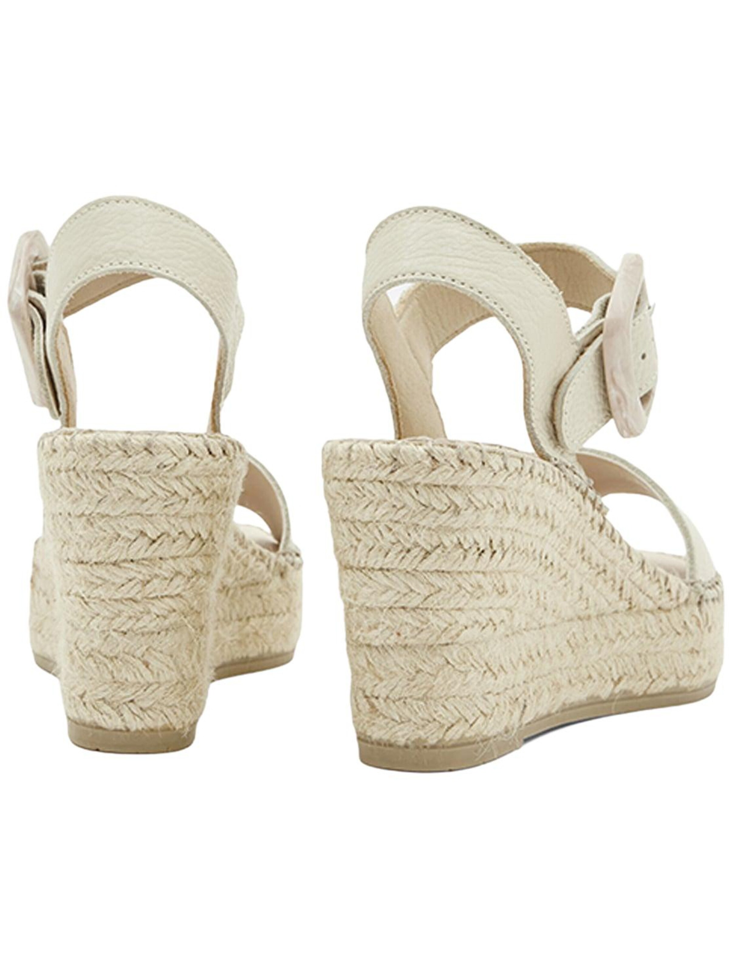 Desa Sandals 'Keilsandalen' in White