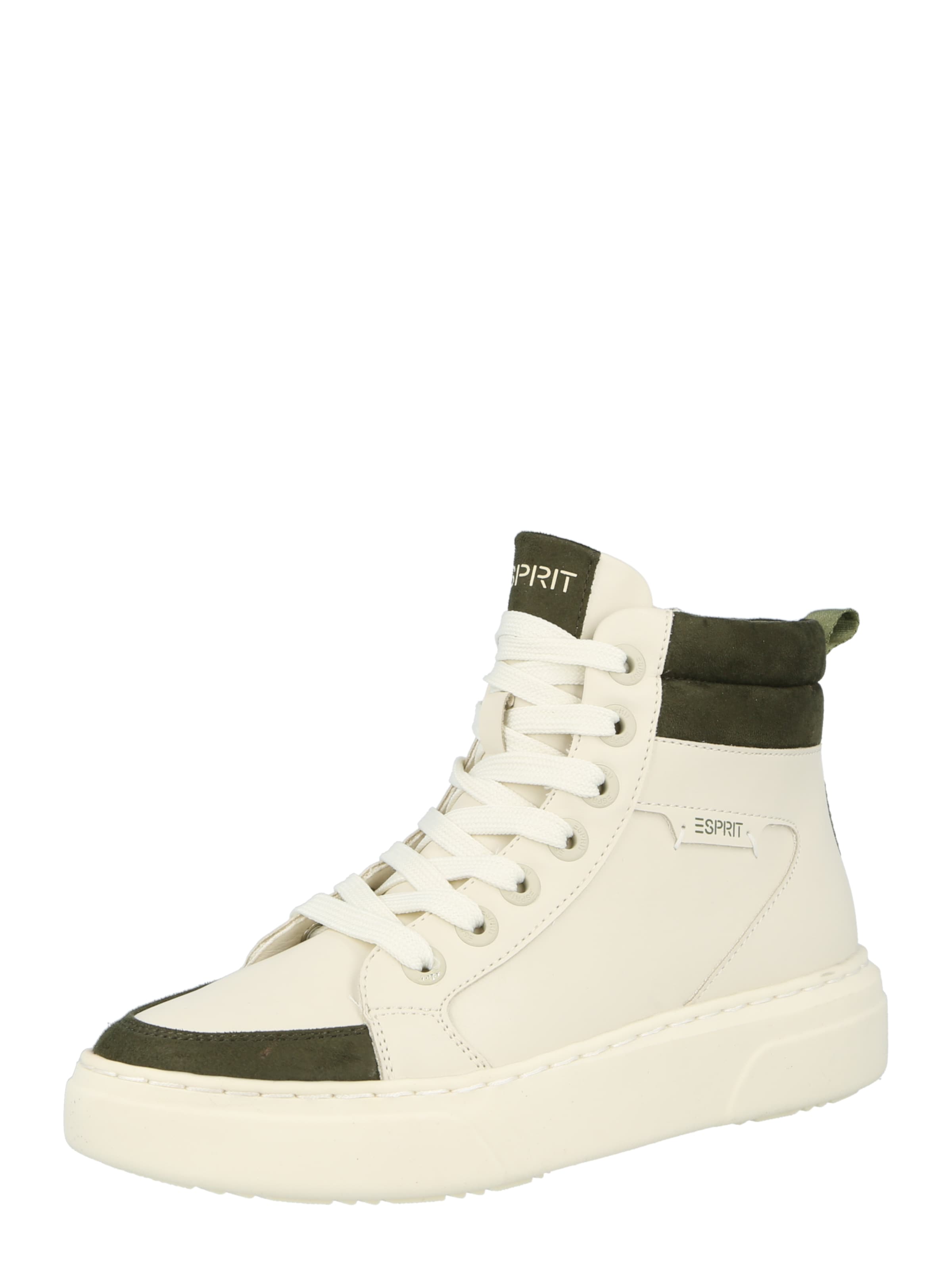 ESPRIT Sneakers hoog in Crème | ABOUT YOU