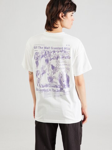 T-shirt oversize 'FIREMADE' VANS en blanc : devant