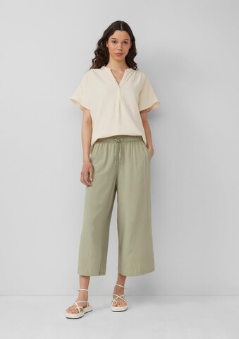 QS Wide leg Broek in Groen