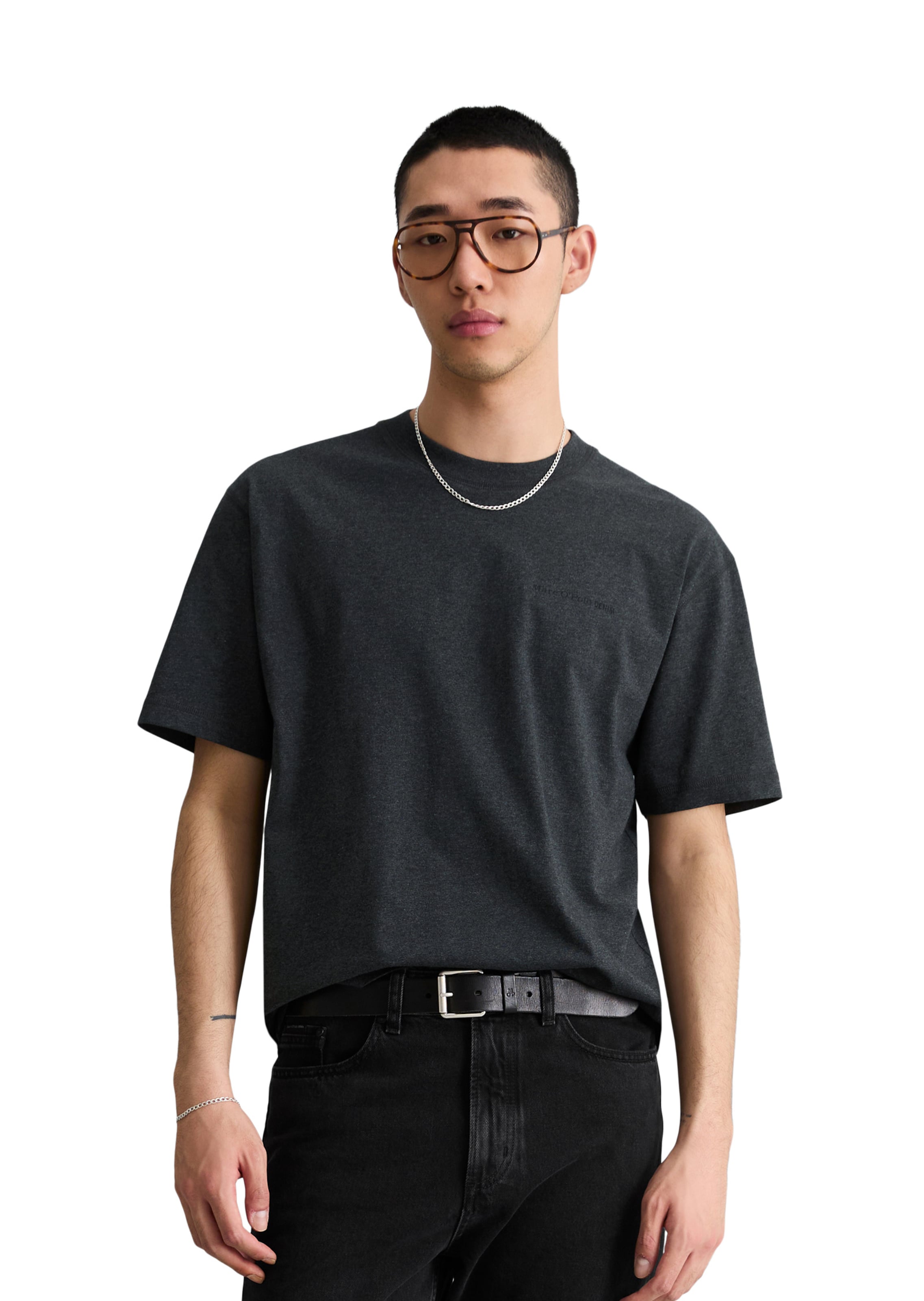 Marc O'Polo DENIM Shirt in Schwarz: Vorderseite