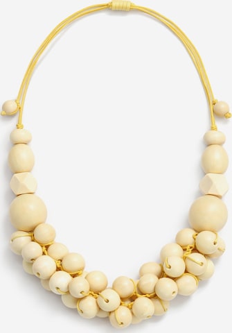 COLLEZIONE ALESSANDRO Necklace 'Bea' in Yellow: front