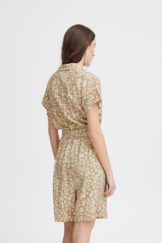 ICHI Jumpsuit 'TAMIKO' in Beige