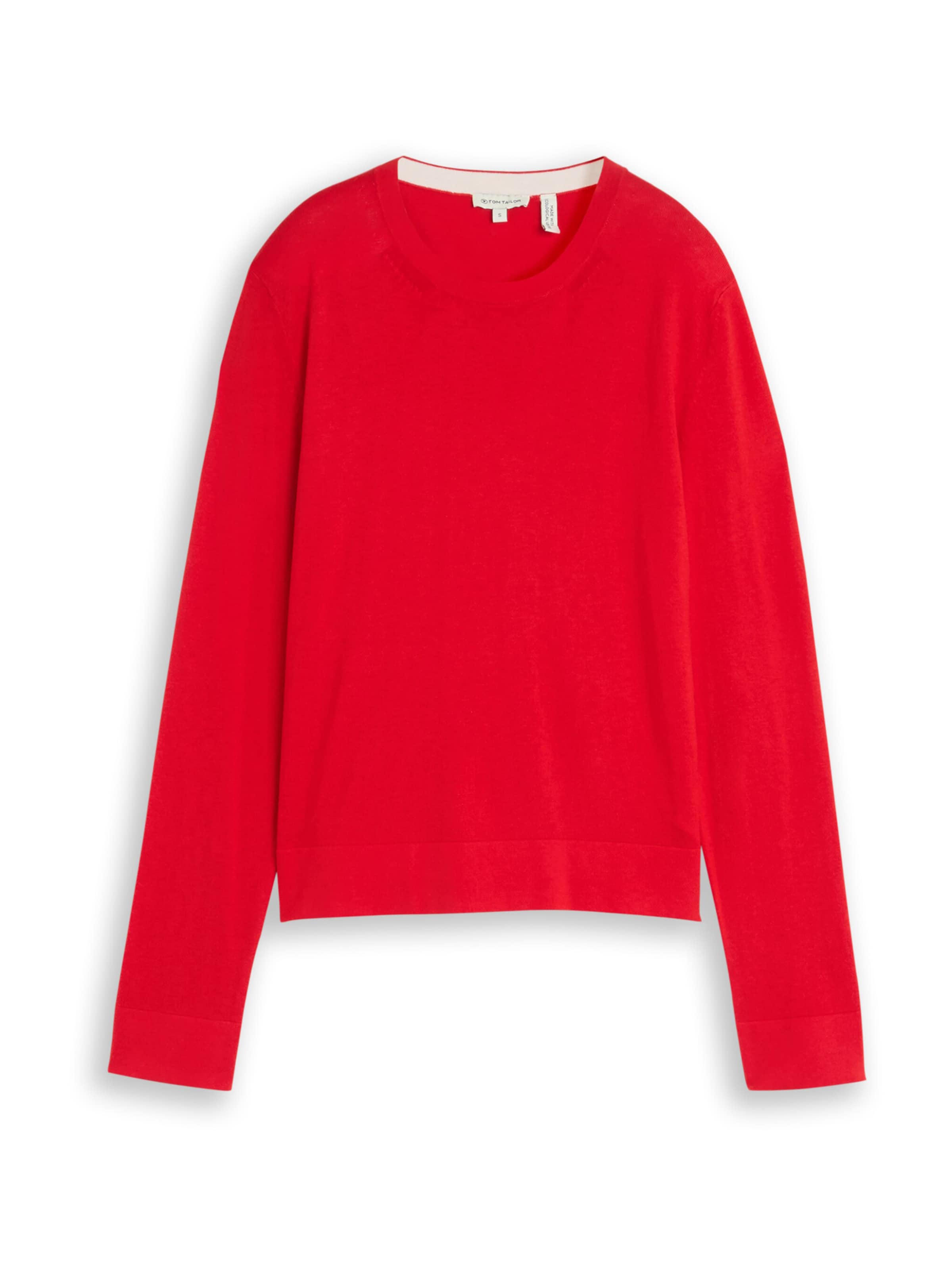 TOM TAILOR Pullover in Rot: Vorderseite