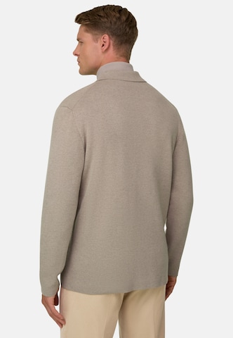 Boggi Milano Knit cardigan 'Milano' in Brown: back