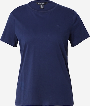 T-shirt Lauren Ralph Lauren en bleu : devant