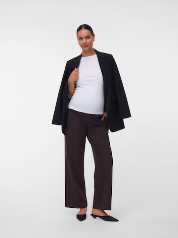 Wide Leg Pantalon 'VMMNAOMI' Vero Moda Maternity en marron
