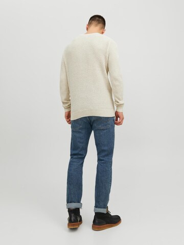 JACK & JONES Pullover 'CRAIG' in Weiß
