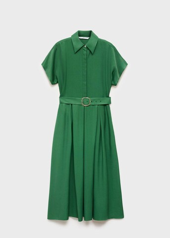 MANGO Shirt Dress 'Macarela' in Green