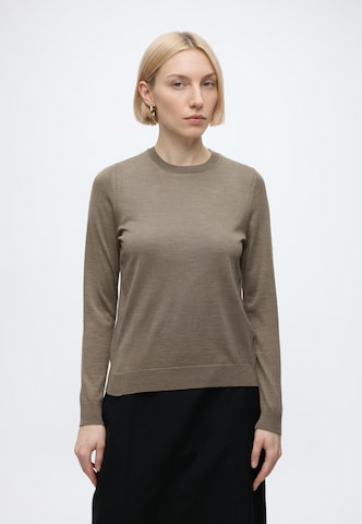 BOSS Sweater 'Ferpina' in Brown: front
