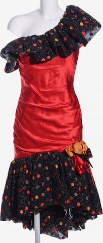 Hübner Haute Couture One-Shoulder-Kleid XS in Rot: predná strana