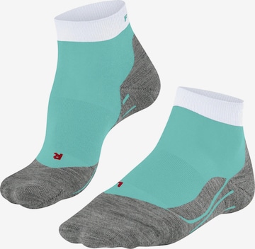 FALKE Athletic Socks 'RU4 Endurance Short' in Blue: front
