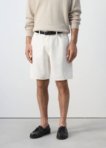 MANGO MAN Loose fit Jeans 'jarod' in White: front