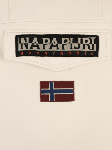 NAPAPIJRI Sweatshirt 'Burgee Wint 2' in Beige