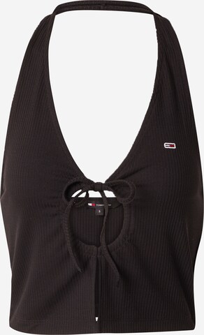 Top di Tommy Jeans in nero: frontale