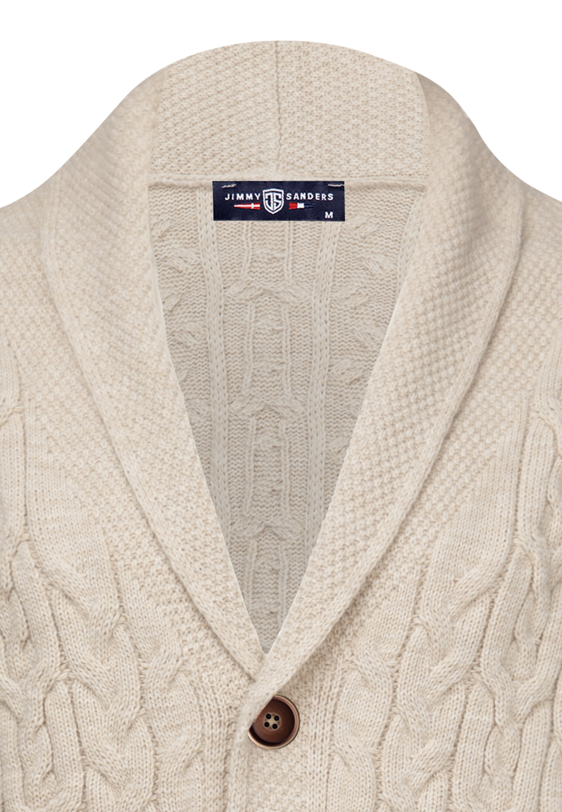 Jimmy Sanders Strickjacke in Beige