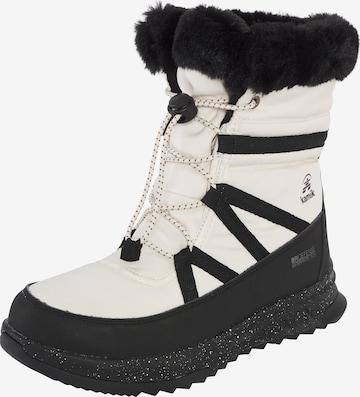 Kamik Snow Boots in White: front