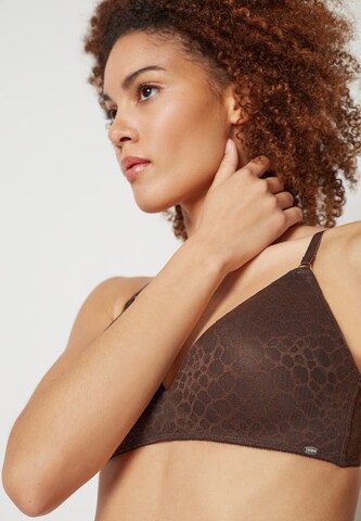 Triangle Soutien-gorge Skiny en marron