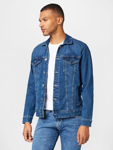 Only & Sons Between-Season Jacket 'COME' in Blue: front