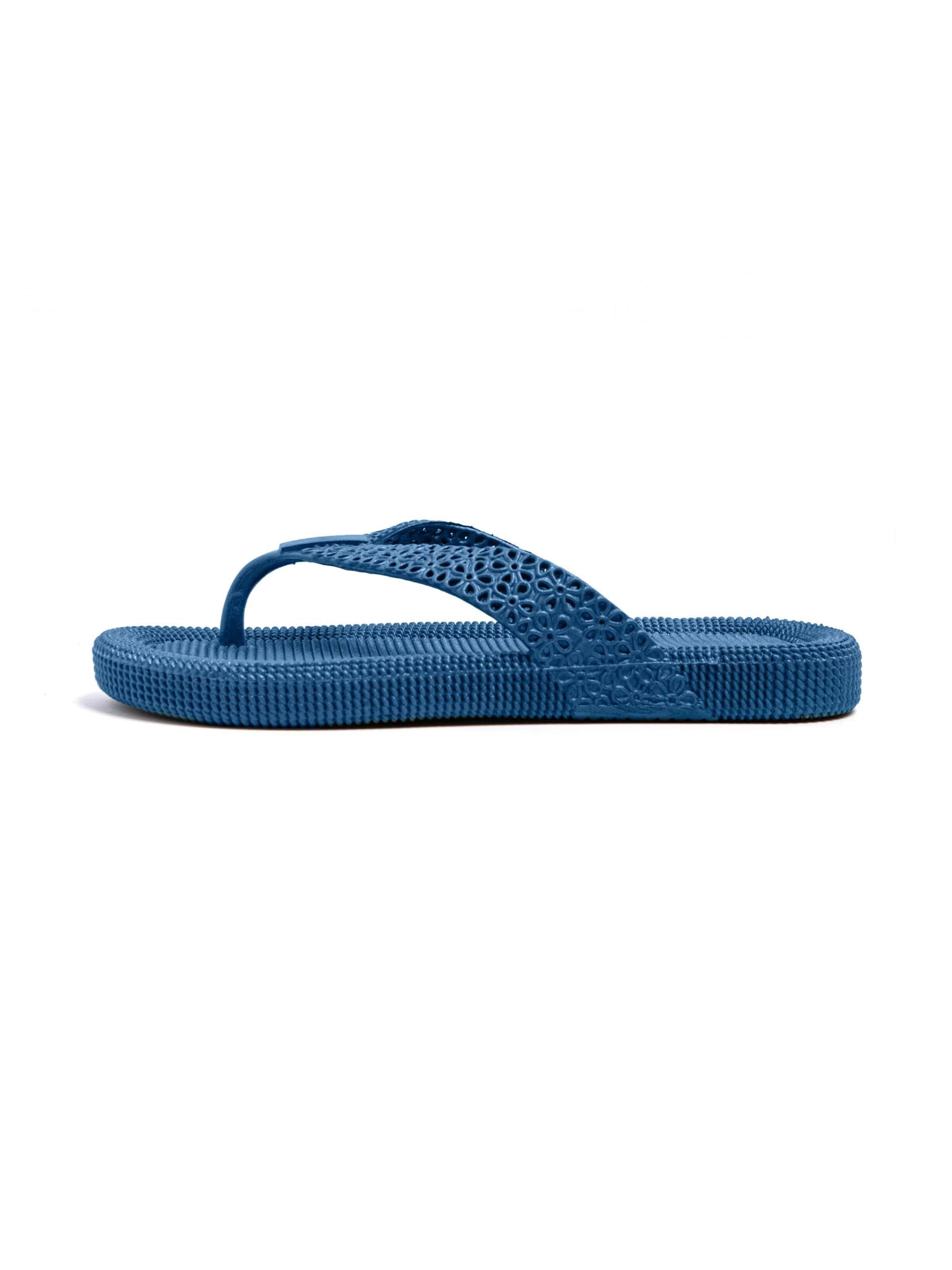 Brasileras T-Bar Sandals 'Flopee' in Blue