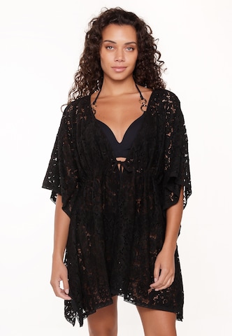 LingaDore Swimsuit Dress in Black: front