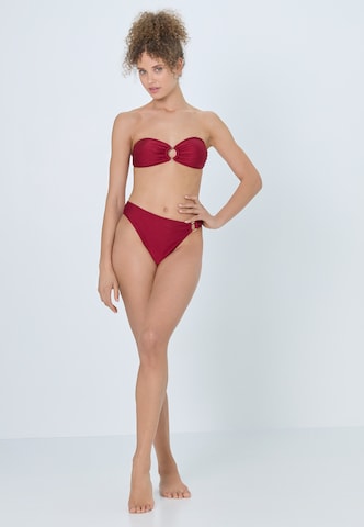 Bas de bikini LSCN by LASCANA en rouge : devant