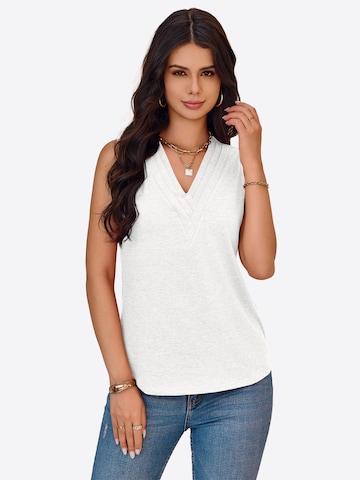 Imily Bela - Top en blanco: frente