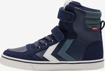 Hummel Sneakers in Blauw: voorkant