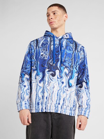 Carlo Colucci Sweatshirt 'Demattio' in Blauw: voorkant