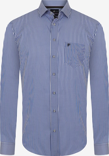 DENIM CULTURE Hemd 'ALEXANDER' in royalblau / weiß, Produktansicht