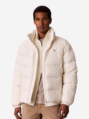 Calvin Klein Jeans - Abrigo de invierno en blanco: frente