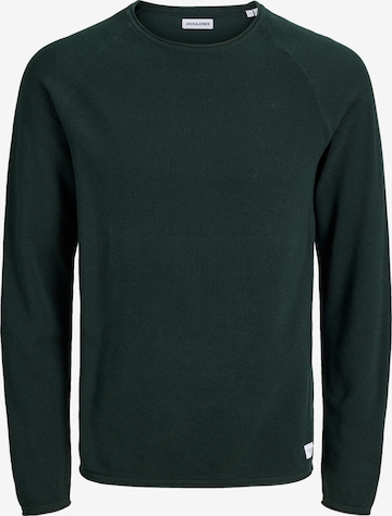 JACK & JONES Πουλόβερ 'JJEHill' σε πράσινο: μπροστά