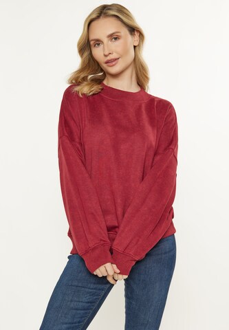 usha BLUE LABEL Μπλούζα φούτερ σε κόκκινο: μπροστά