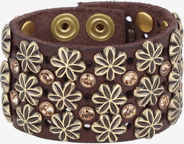 Bracelet Campomaggi en marron : devant