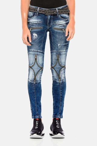 CIPO & BAXX Slim fit Jeans in Blue: front