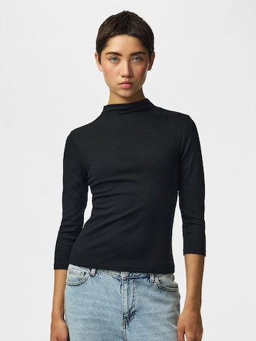 T-shirt 'ALLY' PIECES en noir : devant
