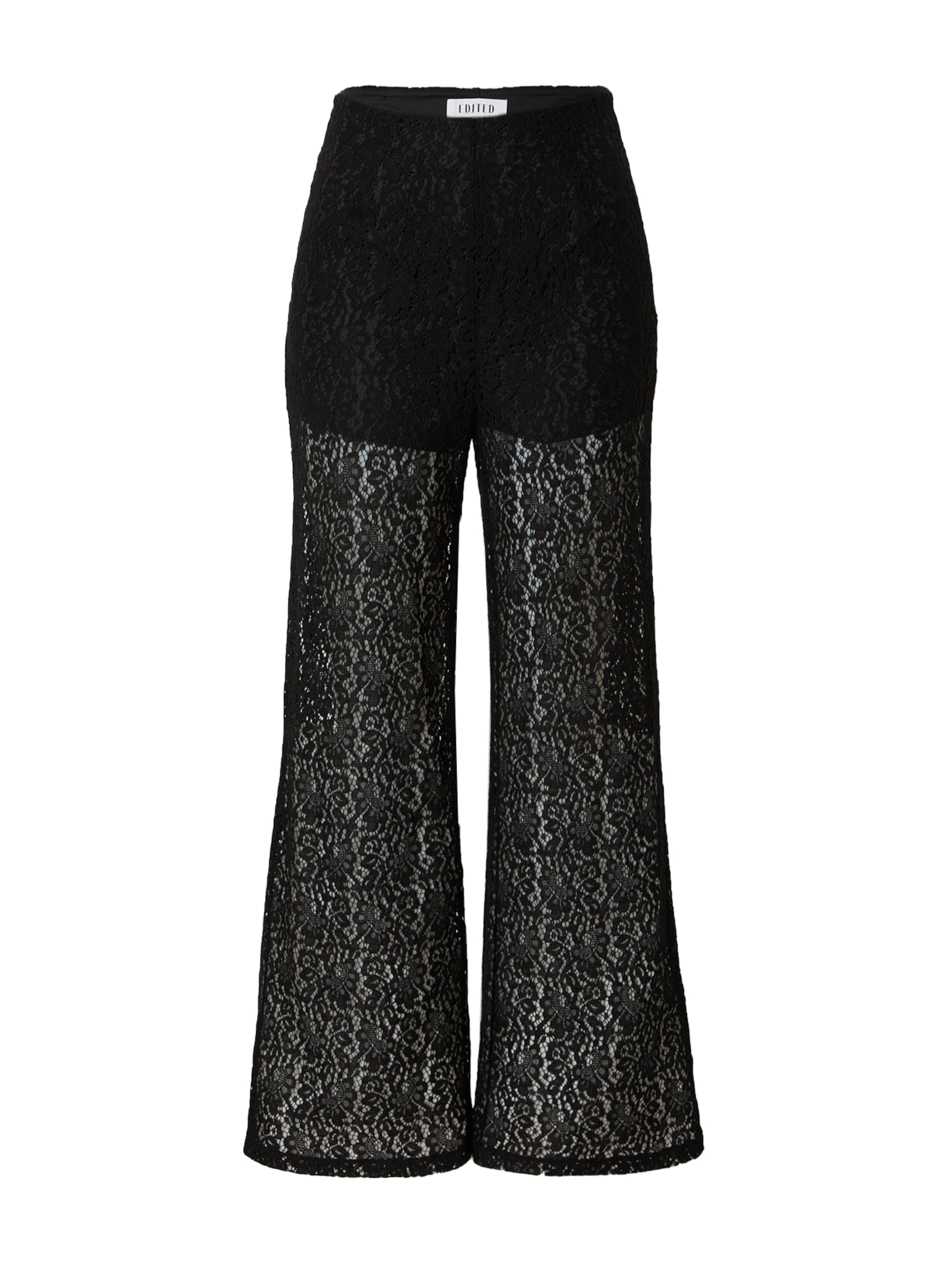 EDITED - Acampanado Pantalón 'Melisa' en negro: frente